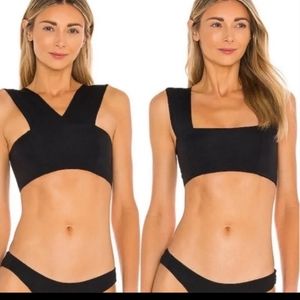 L*Space Parker Top Black Size Small